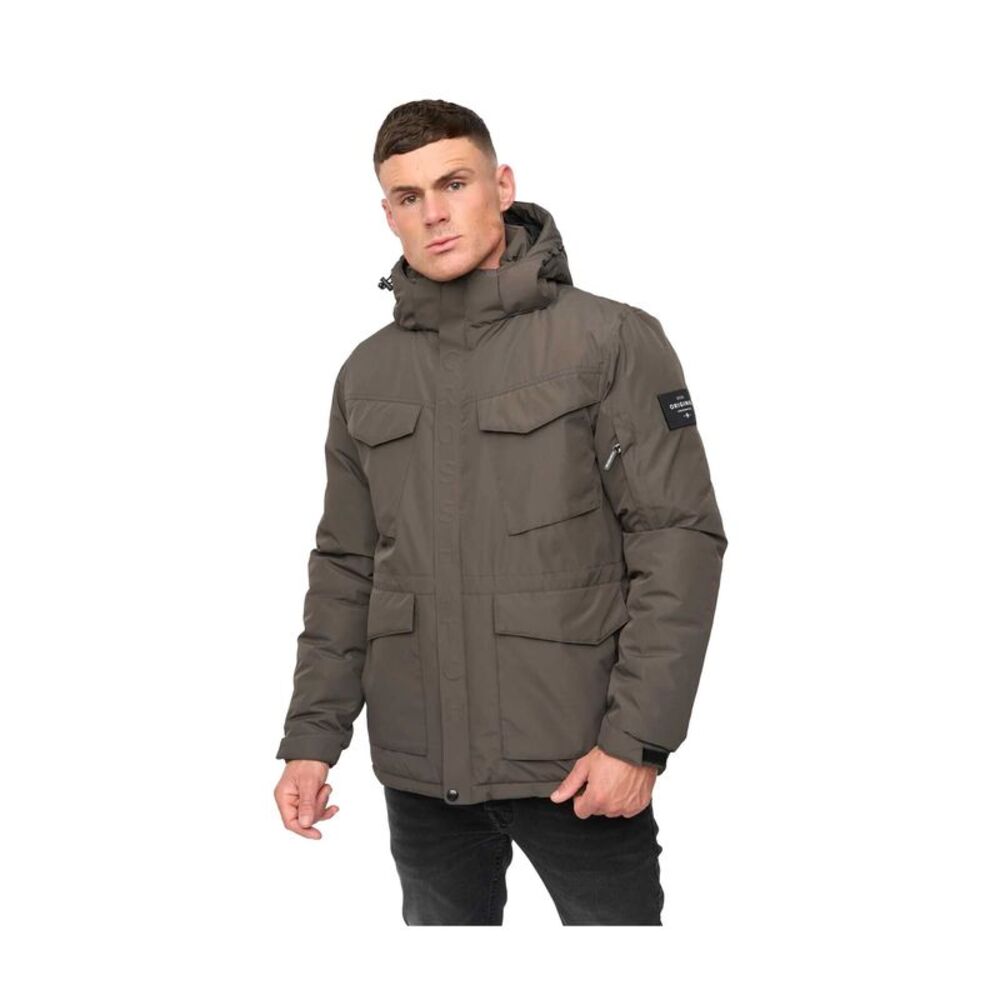 Crosshatch Mens Plentons Jacket / Olive